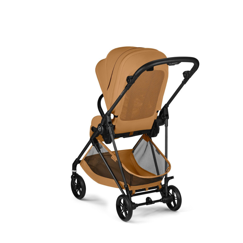Прогулянкова коляска Cybex Melio Carbon Cinnamon Yellow