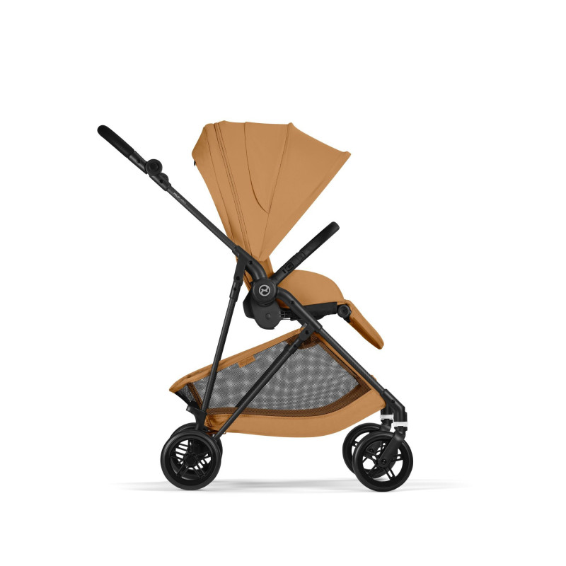 Прогулянкова коляска Cybex Melio Carbon Cinnamon Yellow