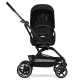 Прогулянкова коляска Cybex Eezy S Twist+ 2 BLK Magic Black (з бампером)