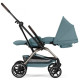 Прогулянкова коляска Cybex Eezy S Twist+ 2 TPE Stormy Blue (з бампером)