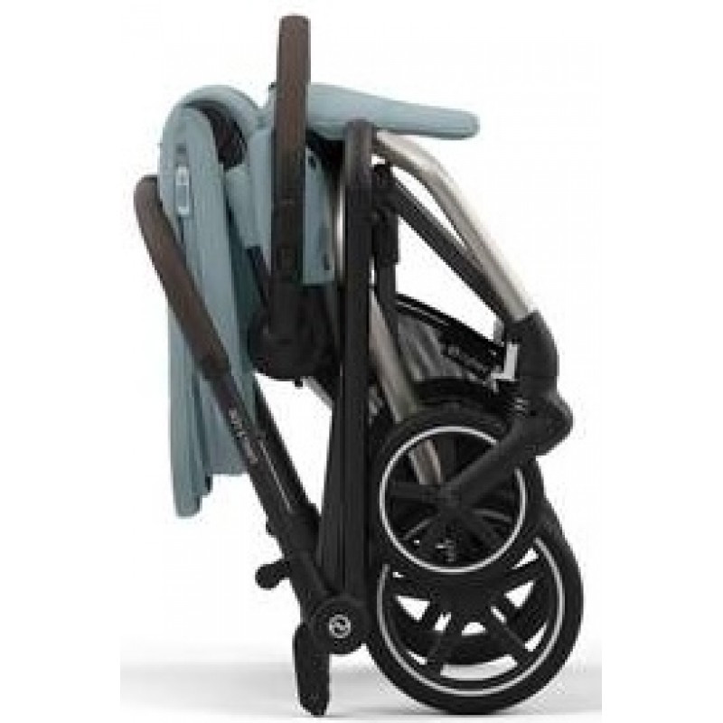 Прогулянкова коляска Cybex Eezy S Twist+ 2 TPE Stormy Blue (з бампером)