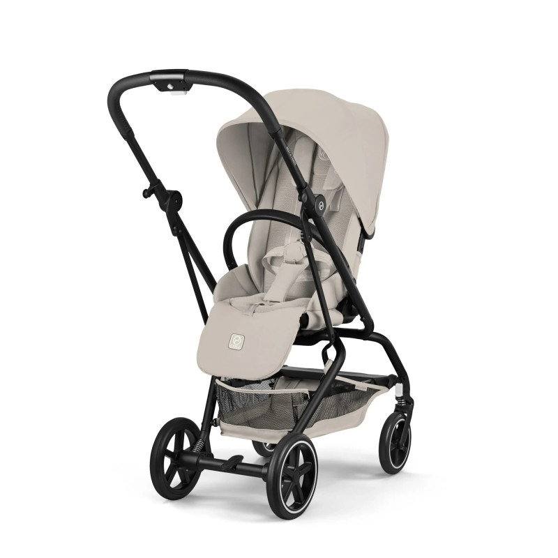 Прогулянкова коляска Cybex Eezy S Twist+ 2 BLK Dune Grey (з бампером)