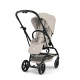 Прогулянкова коляска Cybex Eezy S Twist+ 2 BLK Dune Grey (з бампером)