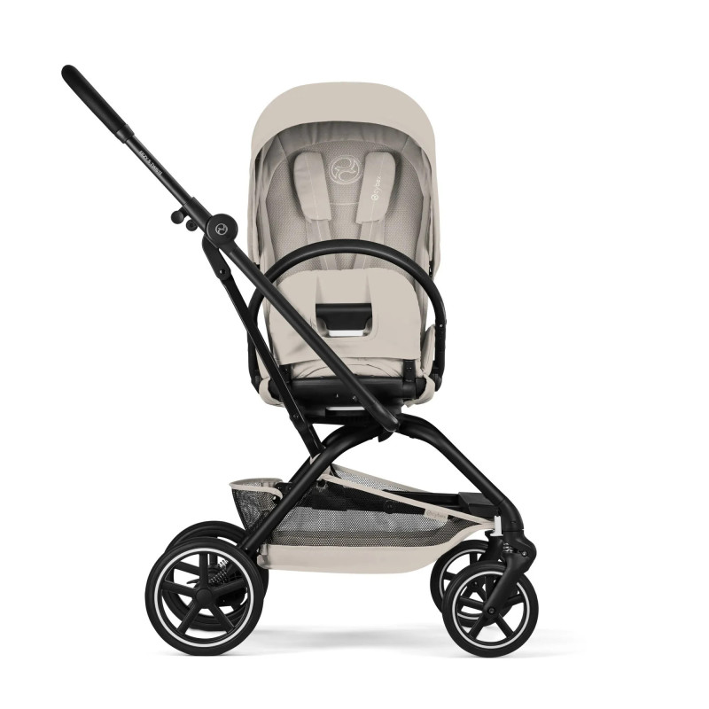 Прогулянкова коляска Cybex Eezy S Twist+ 2 BLK Dune Grey (з бампером)