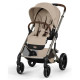 Прогулянкова коляска Cybex Balios S Lux TPE Almond Beige (з бампером)