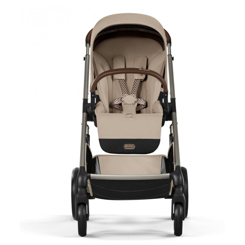 Прогулянкова коляска Cybex Balios S Lux TPE Almond Beige (з бампером)