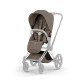 Чохол тканинний для прогулянкового блоку Cybex Priam Style Coconut Brown Чохол тканинний для прогулянкового блоку Cybex Priam Style Coconut Brown
