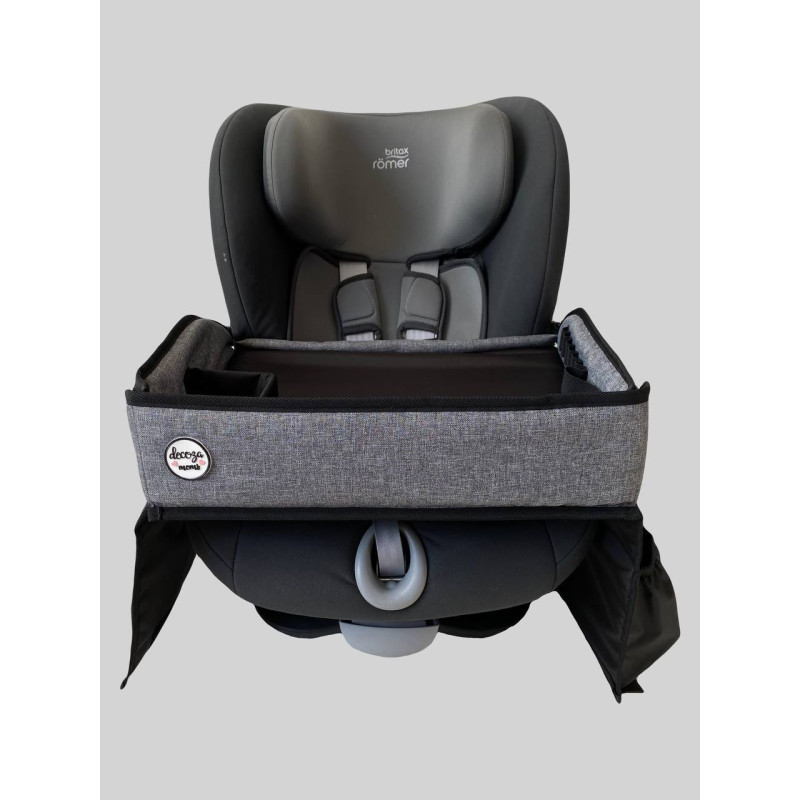 Автостолик Темно сірий меланж Decoza Moms AST-OP100