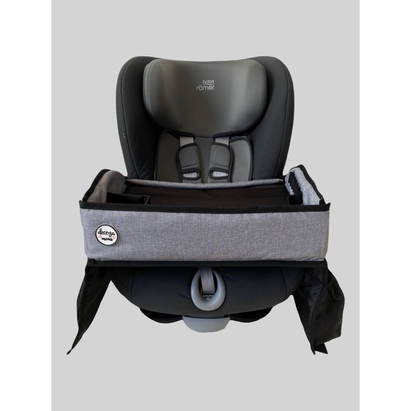 Автостолик Світло сірий меланж Decoza Moms AST-OP101