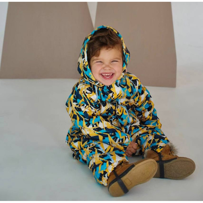 Демісезонний комбінезон Геометрія Decoza Moms demik98104-OP030-pl016 98-104 см