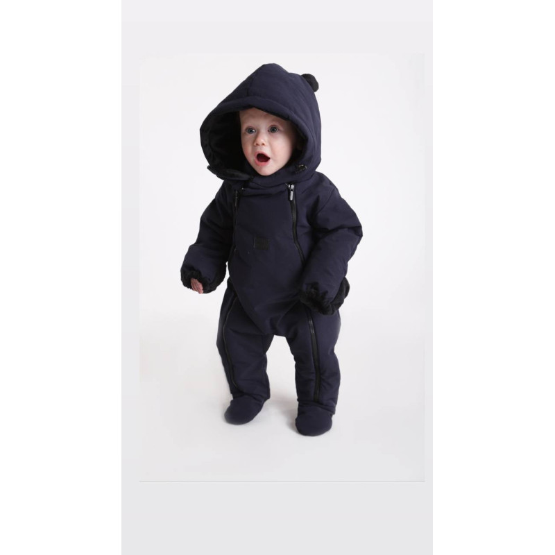Демісезонний комбінезон з закритими ніжками Синій Decoza Moms demiskomb69-pm007 68-74