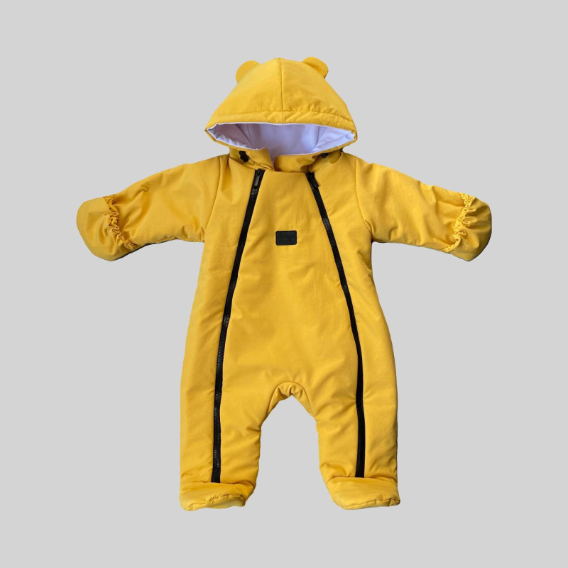Демісезонний комбінезон з закритими ніжками Жовтий Decoza Moms demiskombn03-pm004 56-62