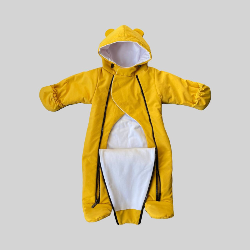 Демісезонний комбінезон з закритими ніжками Жовтий Decoza Moms demiskombn03-pm004 56-62