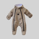 Демісезонний комбінезон з закритими ніжками Темний беж Decoza Moms demiskombn912-pm006 74-80 Демісезонний комбінезон з закритими ніжками Темний беж Decoza Moms demiskombn912-pm006 74-80