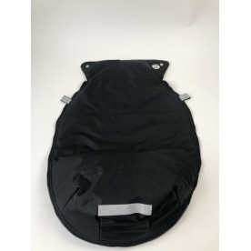 Демісезонна кришка до футмуфу Чорний оксфорд Decoza Moms DemKr100-O072-pl016 100х47