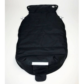Демісезонна кришка до футмуфу Чорний оксфорд Decoza Moms DemKr120-O072-pl016 120х47