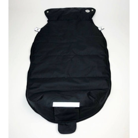 Демісезонна кришка до футмуфу Чорний оксфорд Decoza Moms DemKr120-O072-pl016 120х47
