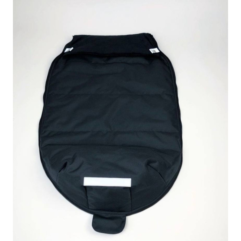 Демісезонна кришка до футмуфу Чорний оксфорд Decoza Moms DemKr120-O072-pl016 120х47