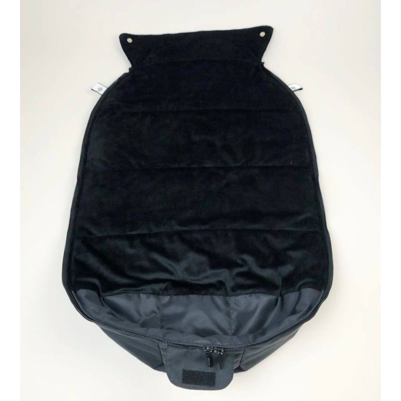 Демісезонна кришка до футмуфу Чорний оксфорд Decoza Moms DemKr120-O072-pl016 120х47