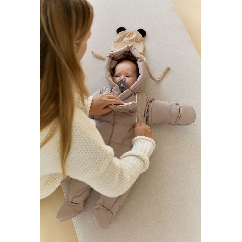 Демісезонний комбінезон з закритими ніжками Canada Мокко Decoza Moms demslip36-OK007 62-68