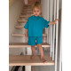 Літня дитяча футболка Бірюза кулір Decoza Moms Fb128-Kl005 128