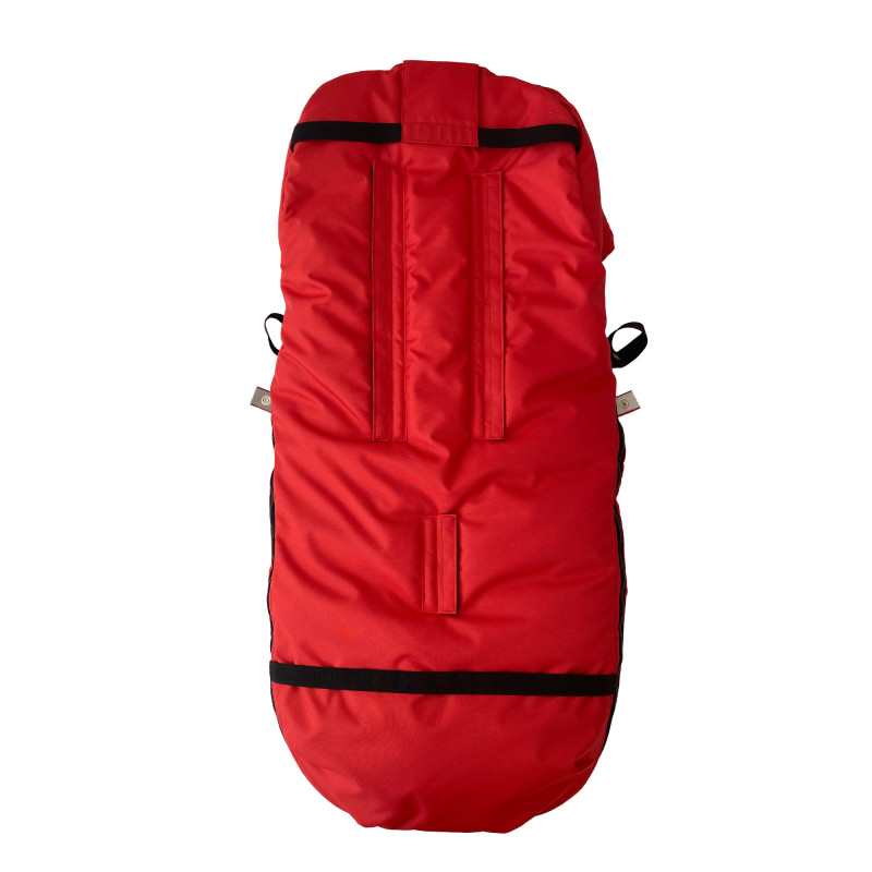 Зимовий футмуф у візок Теплик Червоний оксфорд Decoza Moms futmuf100-О063-pl07 100х47 см