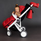 Зимовий футмуф у візок Теплик Червоний оксфорд Decoza Moms futmuf100-О063-pl07 100х47 см