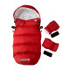 Зимовий футмуф у візок Теплик Червоний оксфорд Decoza Moms futmuf100-О063-pl07 100х47 см