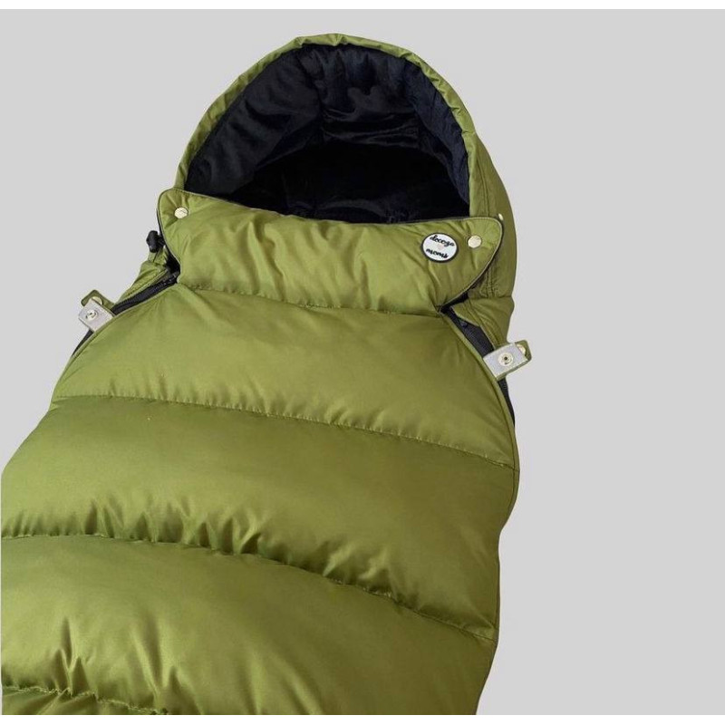 Зимовий футмуф на коляску Теплик Болотний оксфорд Decoza Moms futmuf100-O080-pl006 100х47 см