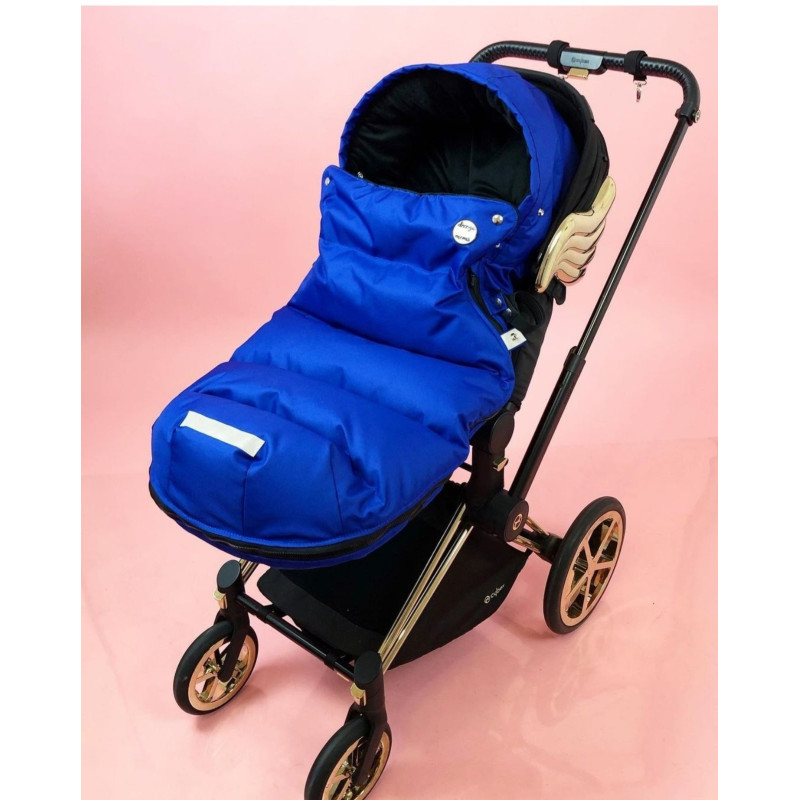 Зимовий футмуф на коляску Теплик Волошковий Decoza Moms futmuf100-O083-pl016 100х47 см