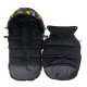 Зимовий футмуф у візок Теплик Діно жовті Decoza Moms futmuf100-OP001-pl016 100х47 см