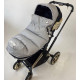 Зимовий футмуф на коляску Теплик Світло сірий меланж Decoza Moms futmuf100-OP101-pl016 100х47 см Зимовий футмуф на коляску Теплик Світло сірий меланж Decoza Moms futmuf100-OP101-pl016 100х47 см
