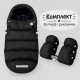 Комплект зимовий футмуф і рукавички на коляску Теплик Чорний оксфорд Decoza Moms futmuf100-rukavitsy-O072-pl016 100х47 см Комплект зимовий футмуф і рукавички на коляску Теплик Чорний оксфорд Decoza Moms futmuf100-rukavitsy-O072-pl016 100х47 см