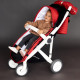 Зимовий футмуф у візок Теплик Червоний оксфорд Decoza Moms futmuf120-О063-pl07 120х47 см