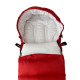 Зимовий футмуф у візок Теплик Червоний оксфорд Decoza Moms futmuf120-О063-pl07 120х47 см