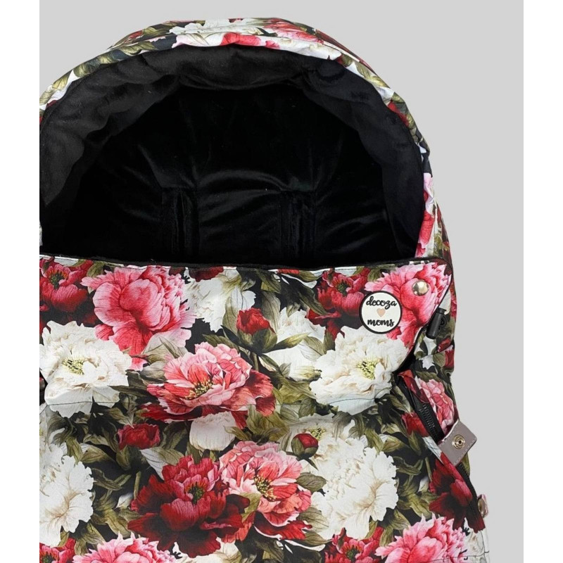 Зимовий футмуф на візок Теплик Піони Decoza Moms futmuf120-OP013-pl016 120х47 см
