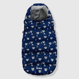 Зимовий футмуф для люльки та автолюльки Теплик Єноти Decoza Moms futmuf85-OP35-pl017 85х42 см