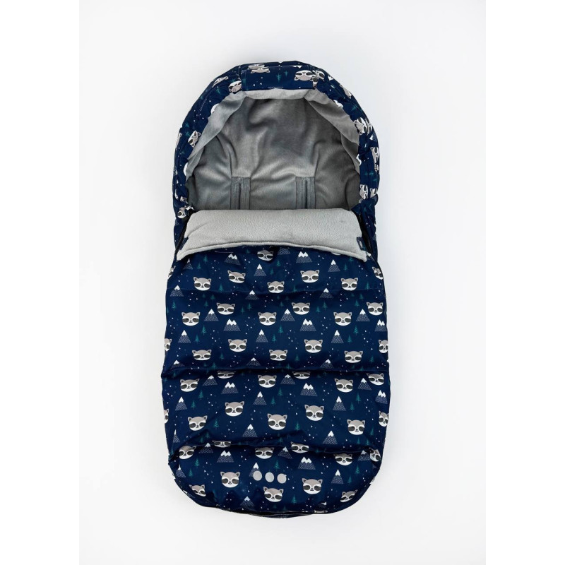 Зимовий футмуф для люльки та автолюльки Теплик Єноти Decoza Moms futmuf85-OP35-pl017 85х42 см