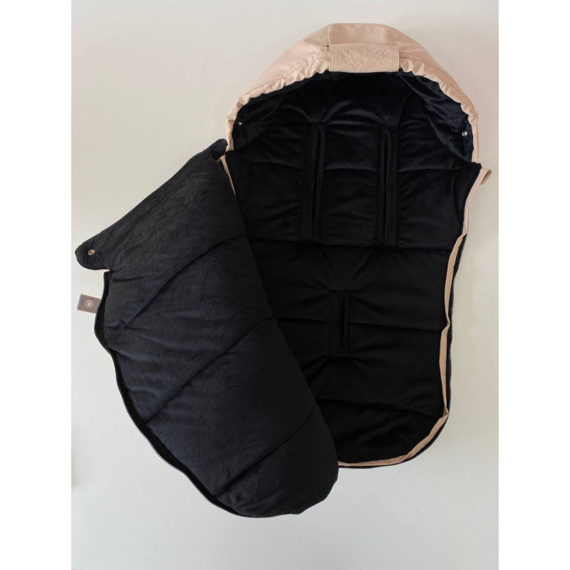 Зимовий футмуф для люльки та автолюльки Теплик Беж Decoza Moms futmuf85-PM009-pl16 85х42 см