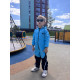 Комбінезон Softshell Блакитний з чорним Decoza Moms KombSoft92104-SHh1-SHh5 92-104 см