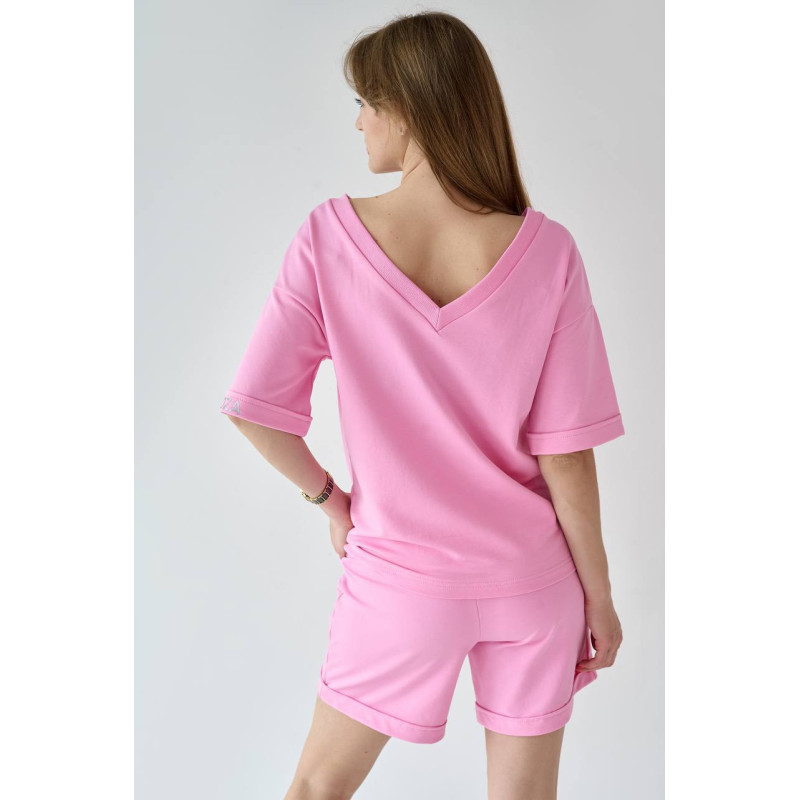 Жіночий костюм з шортами Pride Рожевий Decoza Moms KPrs-BE02 S
