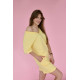 Жіночий костюм з шортами Pride Лимонний Decoza Moms KPrxl-BE04 XL Жіночий костюм з шортами Pride Лимонний Decoza Moms KPrxl-BE04 XL