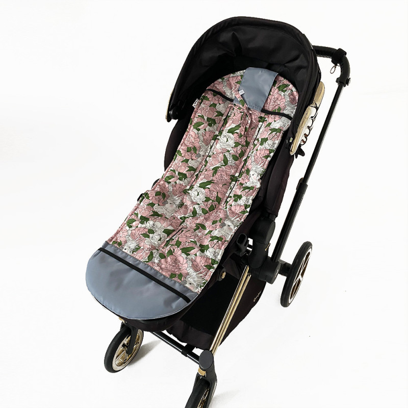 Бавовняний матрасик холофайбер Піони і анемони Decoza Moms Mats3585-B040-S116