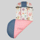 Бавовняний матрасик холофайбер Звірі рожеві Decoza Moms Mats3585-S016-S303 35х85 см
