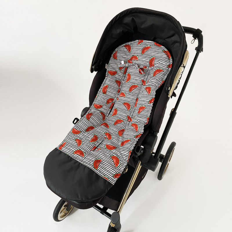 Бавовняний матрасик латекс Кавунчики Decoza Moms MatsL3080-B036-S011