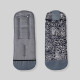 Бавовняний матрасик латекс Сірий леопард і сірий однотон Decoza Moms MatsL3080-S14 30х80 см Бавовняний матрасик латекс Сірий леопард і сірий однотон Decoza Moms MatsL3080-S14 30х80 см