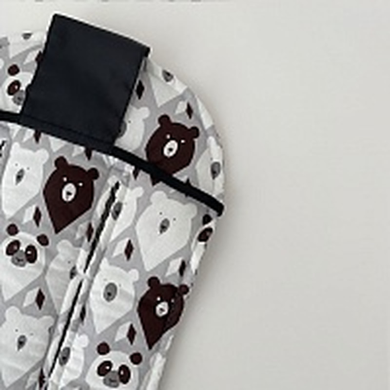 Бавовняний матрасик латекс Ведмедики  Decoza Moms MatsL3585-S409-S011
