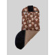 Бавовняний матрасик латекс Коали і коричневий однотон Decoza Moms MatsL3590-B02-B03 35х90