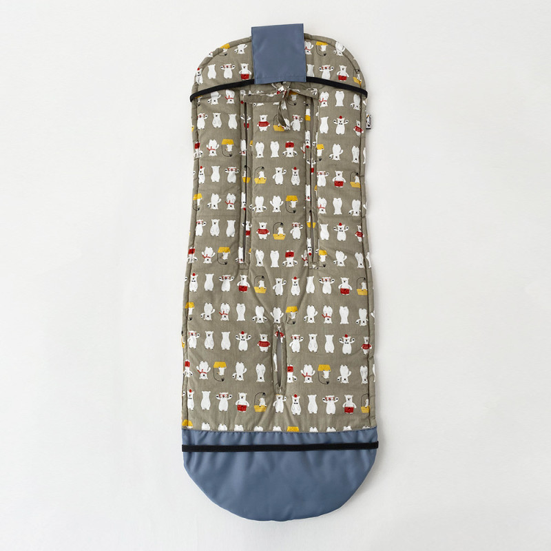 Бавовняний матрасик латекс Ведмедики в душі Decoza Moms MatsL3590-S430-В536