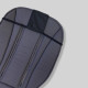 Матрацик бавовняний в коляску з піною Графіт в краплинку і Діно Decoza Moms Mtspin3580-S2648-S2649 35х80 см